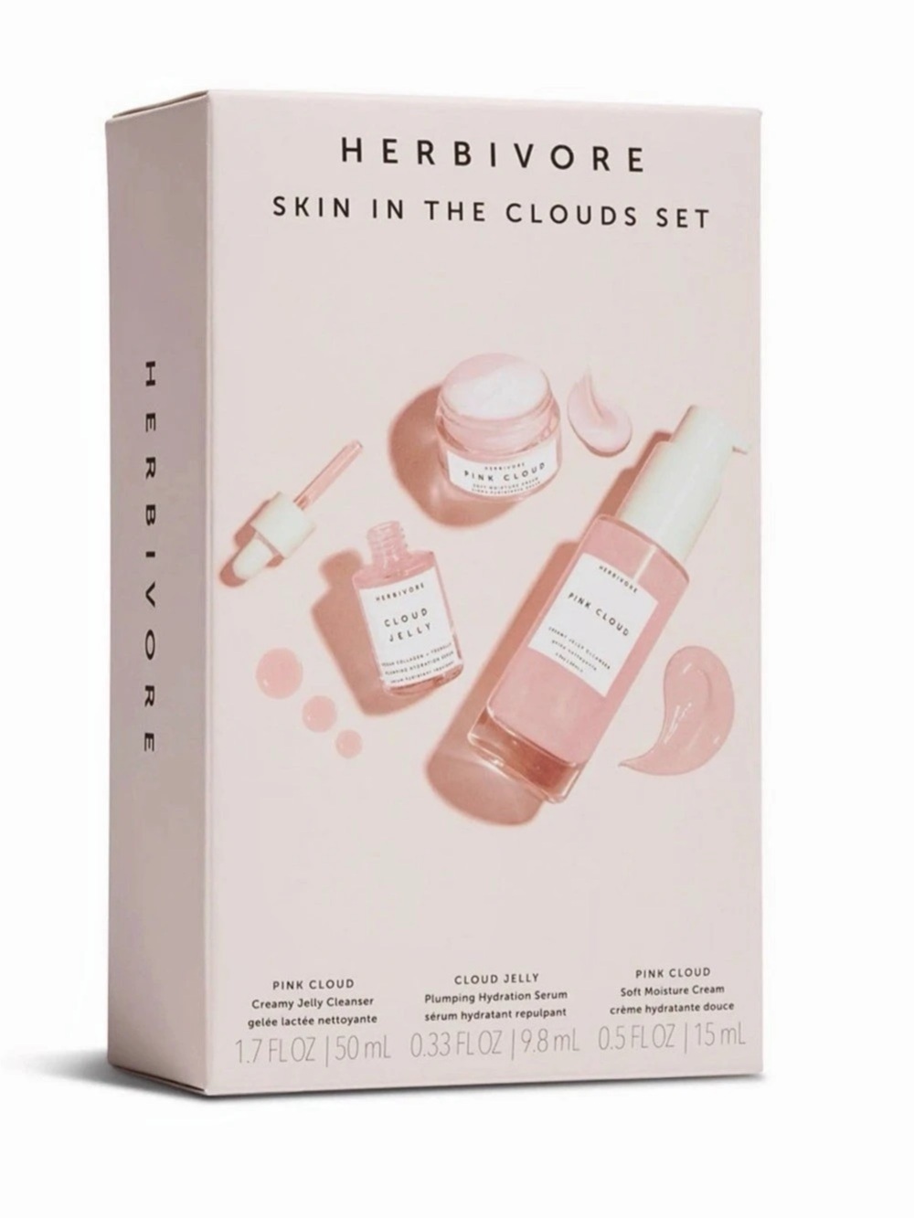Herbivore PINK CLOUD SKIN IN THE CLOUDS Skincare Set - Picture 4 of 4
